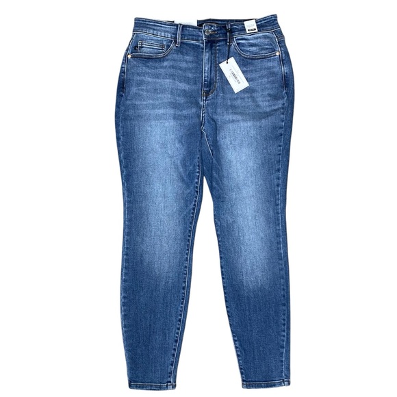 Judy Blue Denim - NWT Judy Blue Mid Rise Vintage Skinny Denim Stretch Jeans JB82548MD Sz 14W
